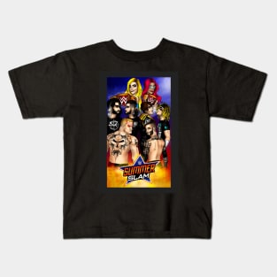 Wrestle Camp Figures Kids T-Shirt